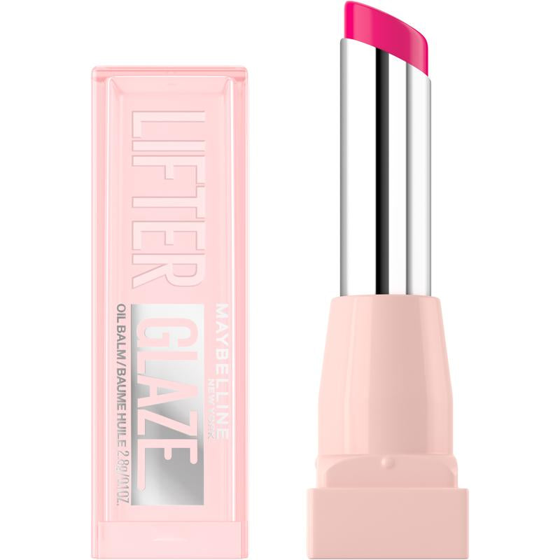 Lifter Glaze Oil Balm with Hyaluronic Acid and Hydrating Oil Blend, Lip Balm with 24Hrs of Smooth, Buildable Color, Moisturizing Shine, Maybelline