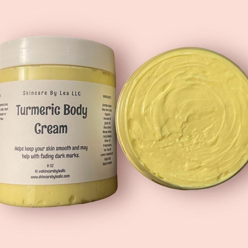 Turmeric Body Cream W/Kojic Acid & Alpha Arbutin Body Care Silky Skin Repair Skin Care Smooth Lotions Gentle