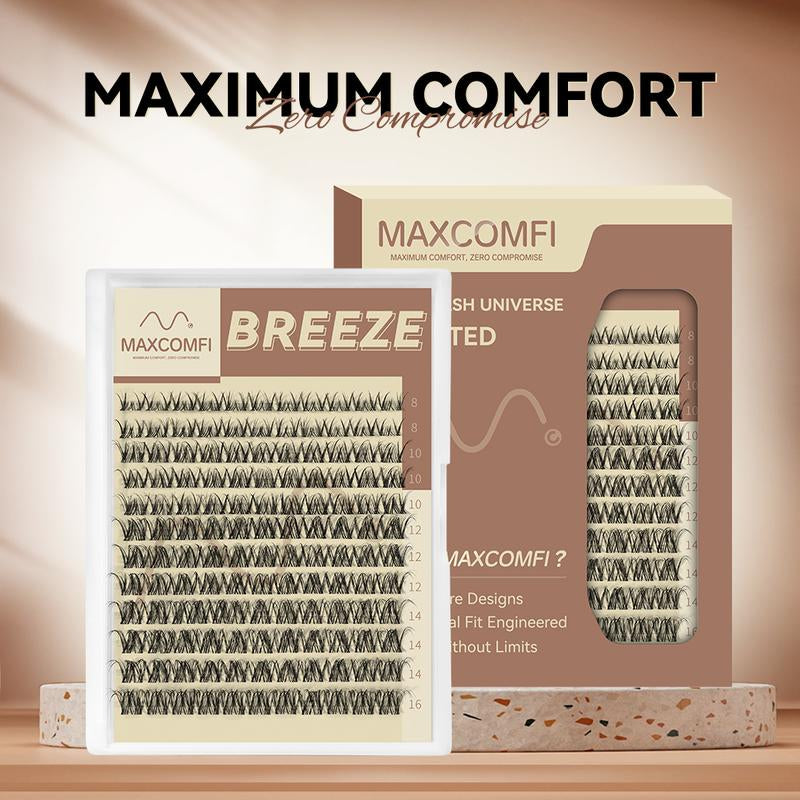 Spider Lashes Breeze | DD Curl Kylie&Kim Lashes Maxcomfi Vibe but Better Long-Lasting Waterproof & Super Soft&Thin Band | Venus Velure Waterproof Long-Lasting Natural Daily Beginner-Friendly DIY Lashes for Flawless Voluminous Look Trendy Must-Have