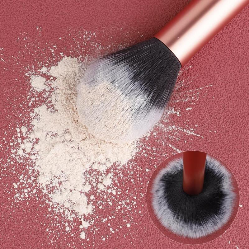 4Pcs Makeup Brush Set, Loose Powder Brush, Eyeshadow Brush, Highlighter Brush, Nose Shadow Brush, Professional Makeup Tools for Women