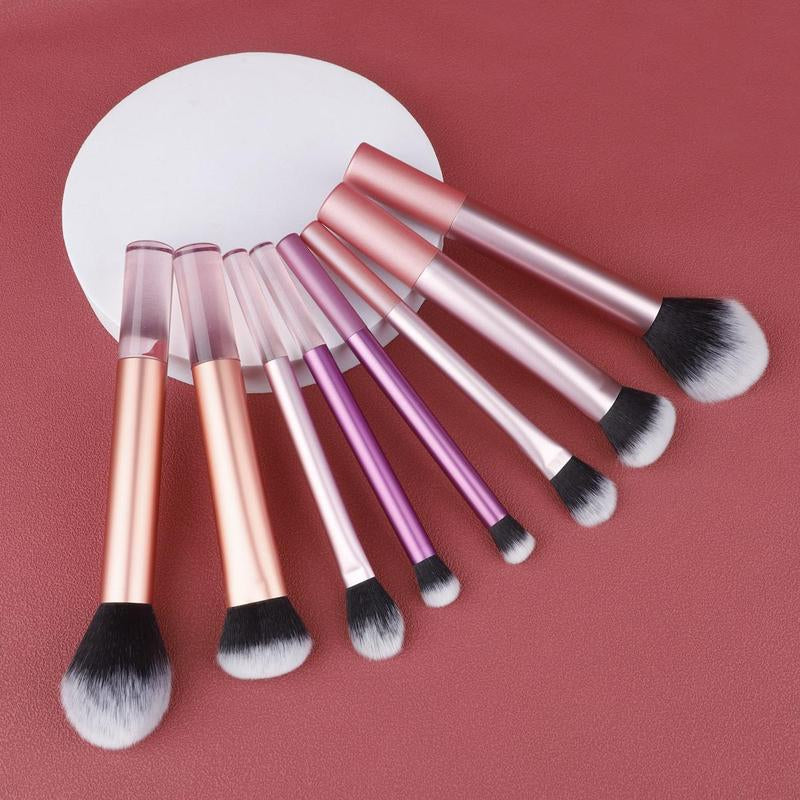4Pcs Makeup Brush Set, Loose Powder Brush, Eyeshadow Brush, Highlighter Brush, Nose Shadow Brush, Professional Makeup Tools for Women