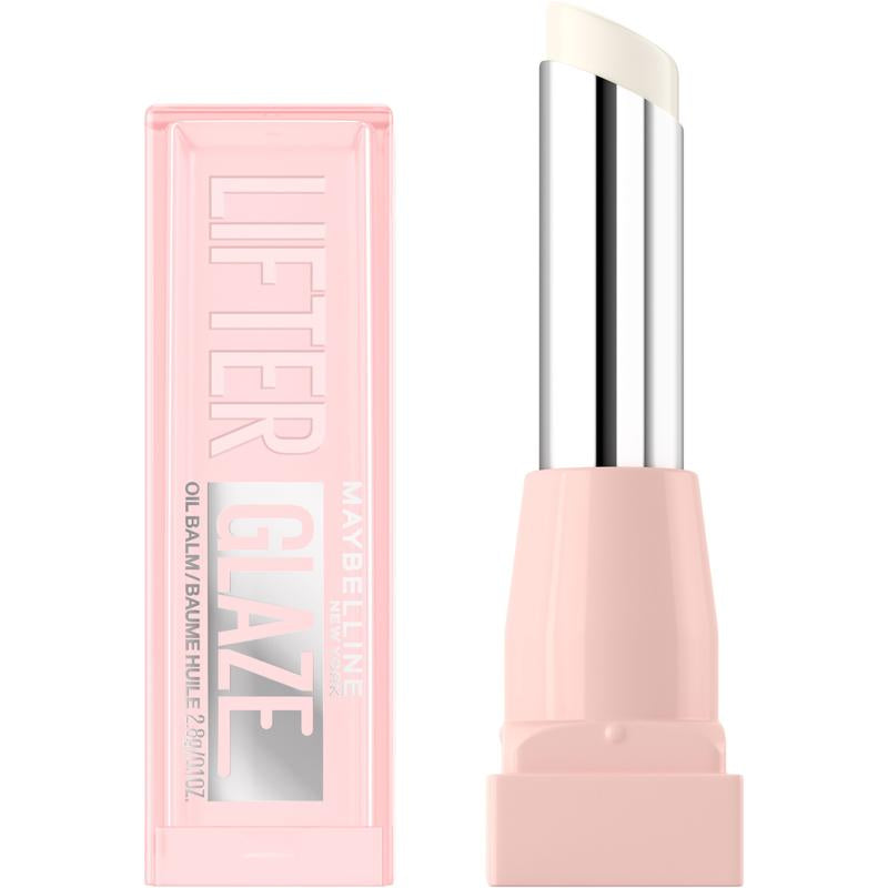 Lifter Glaze Oil Balm with Hyaluronic Acid and Hydrating Oil Blend, Lip Balm with 24Hrs of Smooth, Buildable Color, Moisturizing Shine, Maybelline