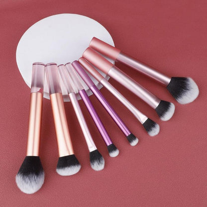 4Pcs Makeup Brush Set, Loose Powder Brush, Eyeshadow Brush, Highlighter Brush, Nose Shadow Brush, Professional Makeup Tools for Women