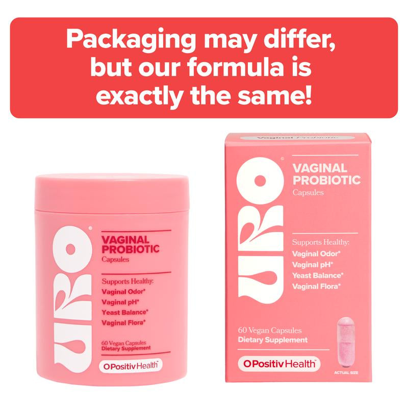 URO Women'S Probiotics - 60 Count (Pack of 1) - Prebiotic and Probiotic Capsules for Healthy Ph Balance and Odor